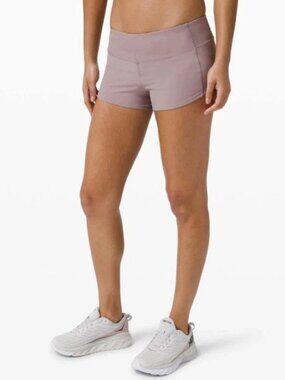 Lululemon Speed Up Shorts 2.5" Inseam Womens Size 10 Purple Mauve Violet Verbena